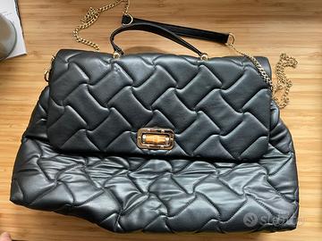 Borsa nera diffusiole tessile