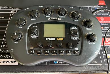 Line 6 POD HD Bean – 22 ampli, 100+ effetti, loop