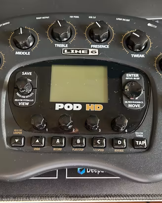 Line 6 POD HD Bean – 22 ampli, 100+ effetti, loop