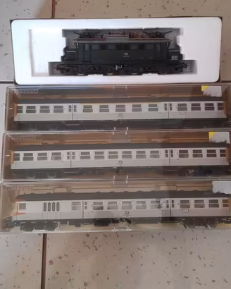 TRENO DB ROCO FLEISCHMANN LOCO E44 E 3 CARROZZE