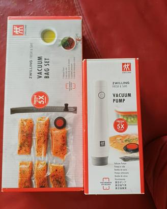 vacuum pump + sacchetti Zwilling