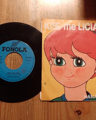 Kiss me Licia / Nanà Supergirl 45 giri vinile