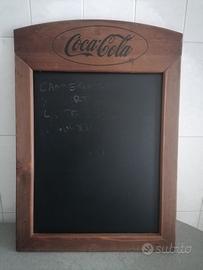Lavagna lavagnetta pubblicitaria Coca-Cola vintage