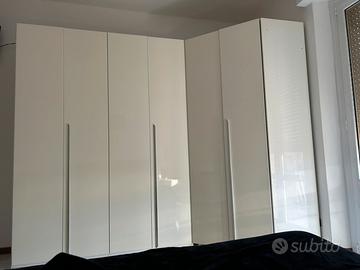 Armadio bianco laccato mondov