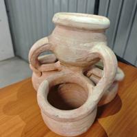 Vaso 4 bocche in terracotta