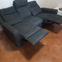divano con recliner elettrico 3 posti