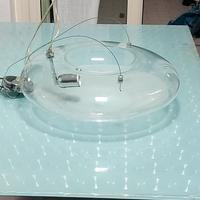 Lampada sospensione vintage italiana Jasper  Vetro