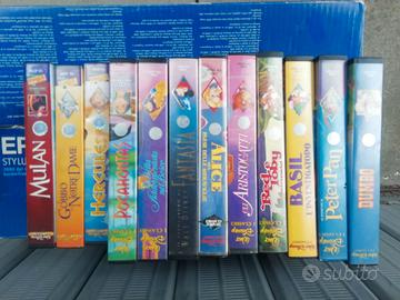 videocassette vhs classici Walt Disney