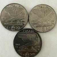 Monete italiane da 20 centesimi 1921/41