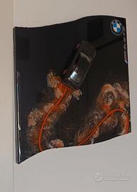 Opera d'arte BMW in resina epossidica Quadro 3D
