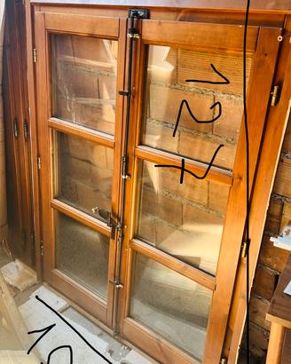 Finestra doppio vetro di legno