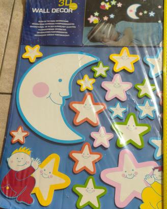 set adesivi luminosi cameretta / stickers bambini