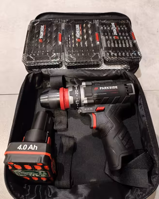 Trapano e batteria parkside 