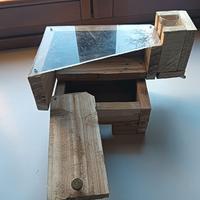 casetta in legno per criceti (artigianale)