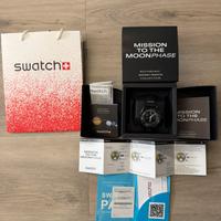 MISSION TO THE MOONPHASE NEW MOON SNOOPY BALCK