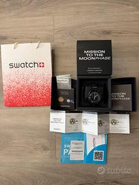 MISSION TO THE MOONPHASE NEW MOON SNOOPY BALCK