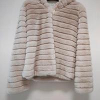 Cappotto corto pelliccia sintetica