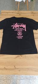 maglia nera stussy L