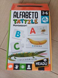 Headu Alfabeto Tattile Montessori 3-6 anni