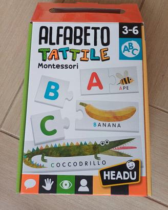 Headu Alfabeto Tattile Montessori 3-6 anni
