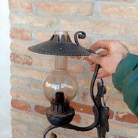 lampadari ferro battuto 