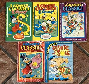 Lotto 5 fumetti Disney  I Grandi Classici