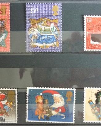 Francobolli inglesi 1995-1997 - Natale - 6 valori
