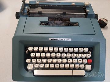macchina da scrivere vintage olivetti studio 46