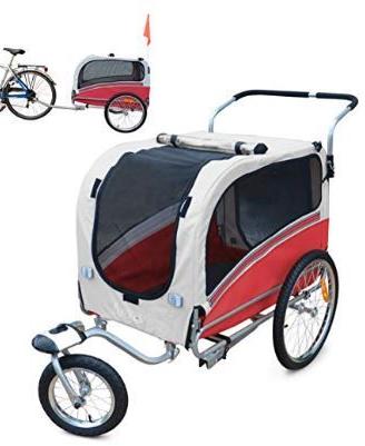 Rimorchio + passeggino sportivo per animali