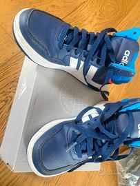 Adidas  33 1/2 hoops mid  3.0 blu