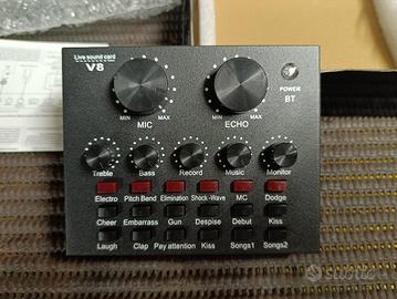 mixer mini interfaccia audio