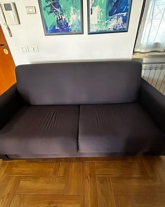 Divano letto Ikea VILASUND / BACKABRO blu