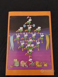 Biglietto vintage originale '80 Guillermo Mordillo