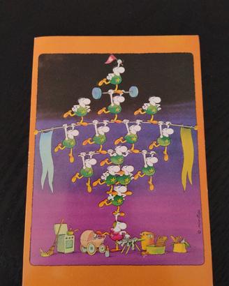 Biglietto vintage originale '80 Guillermo Mordillo