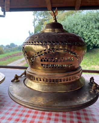 Bracciere in rameottone, brocca in rame fine 800
