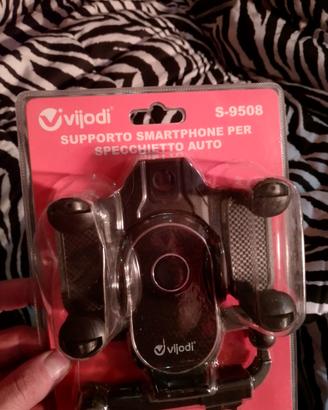 supporto smartphone per specchietto auto 