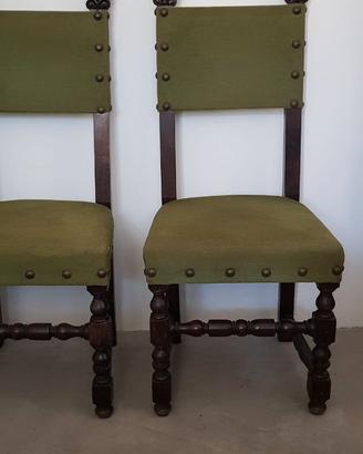 Coppia sedie in legno vintage