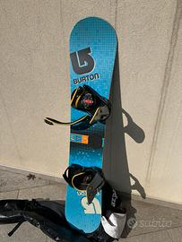 Tavola snowboard BARTON + Attacchi BARTON