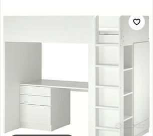letto soppalco Ikea smastad 