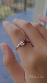 Anello in vera pietra naturale