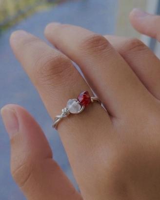 Anello in vera pietra naturale