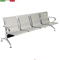 Sedie da attesa in acciaio – NUOVE – 4 posti