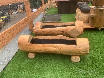 Fioriera per giardino il legno