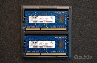 Ram 4Gb per Macbook. IMac