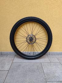 Ruota anteriore completa MTB