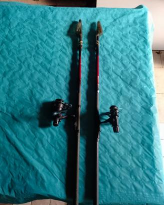 canna pesca a bombarda  da trota 