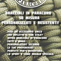Bracciali e portachiavi in paracord su misura 
