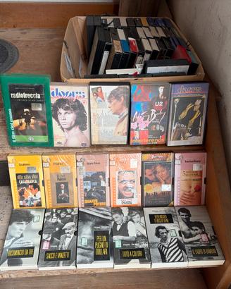 Videocassette whs con vari film anche singolarment