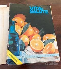 Riviste " 1981. "VITA E SALUTE "con raccoglitore.