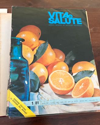 Riviste " 1981. "VITA E SALUTE "con raccoglitore.